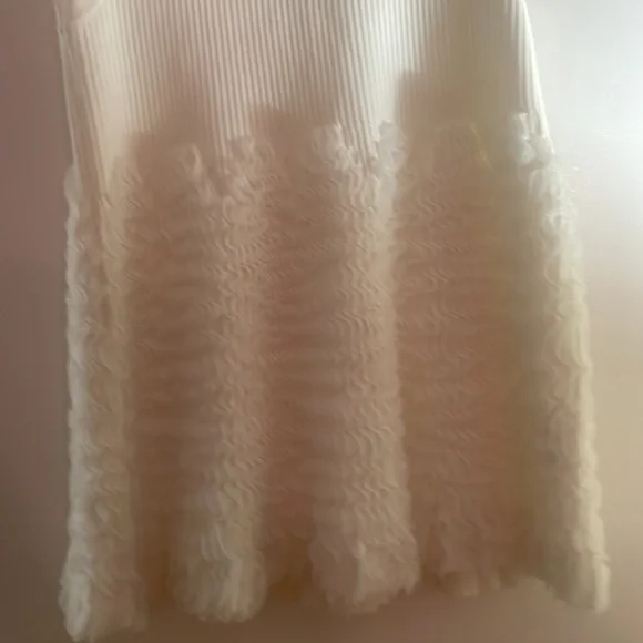 AZZEDINE ALAIA WHITE MINI DRESS/TUNIC 38 - Picture 7 of 7